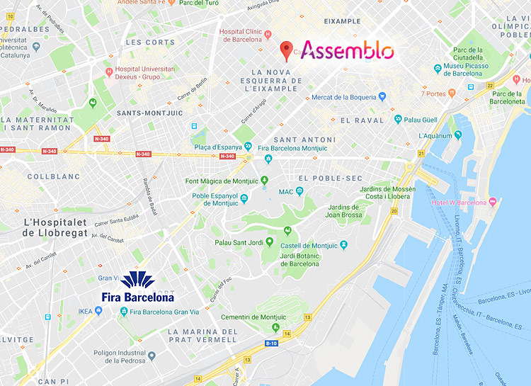 Ubicació de Assemblo